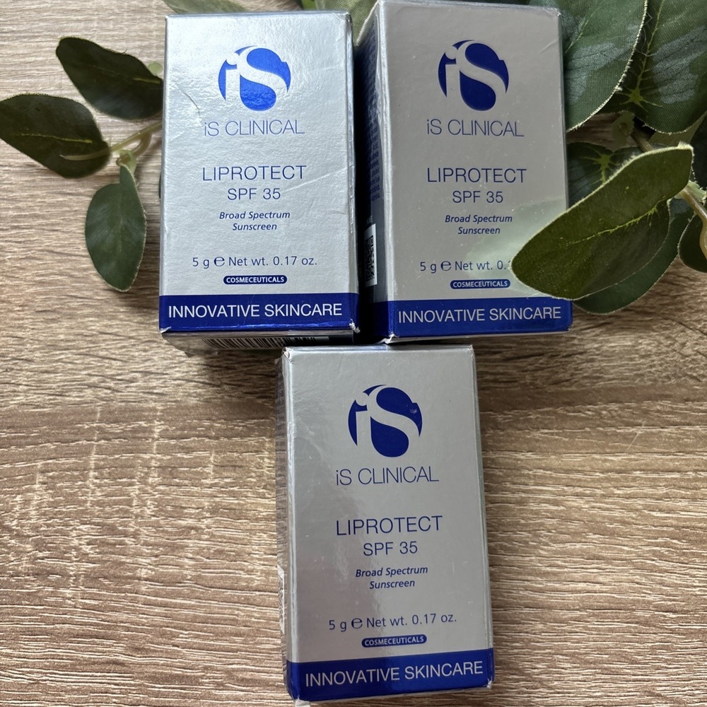 NEW LOT OF 3 iS CLINICAL Liprotect SPF 35; Hydrating Lip Balm